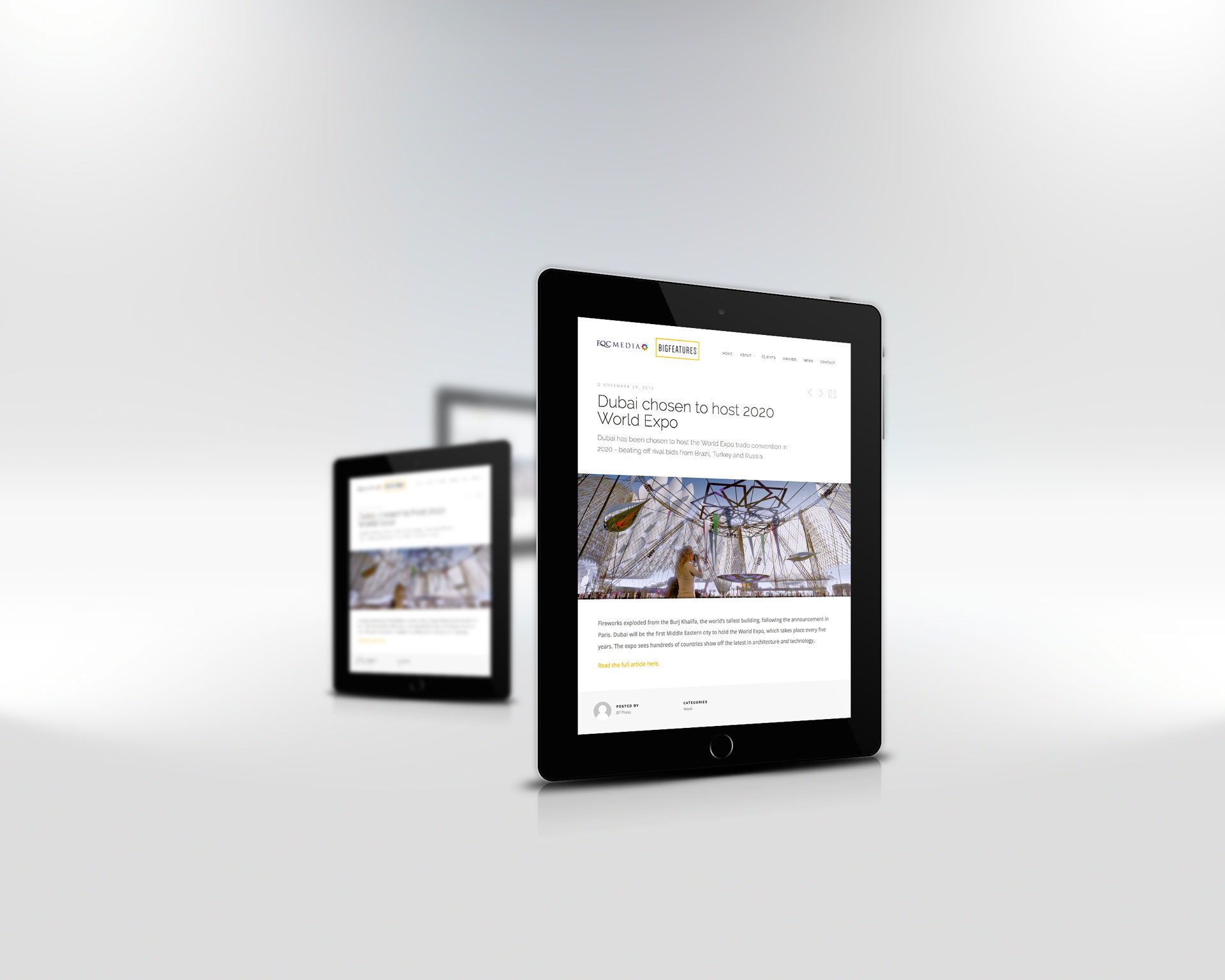 Big Features. - Responsive Mockup 012