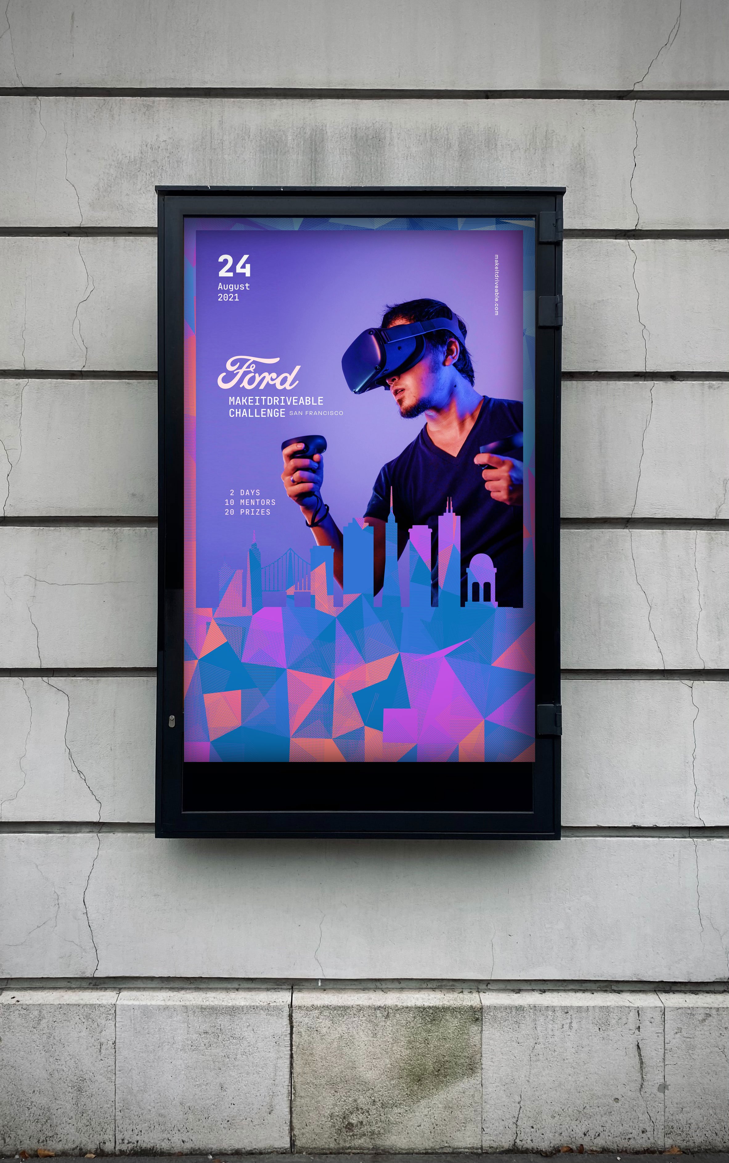 Ford Visual Identity Concepts MakeItDriveable - mid hero wall